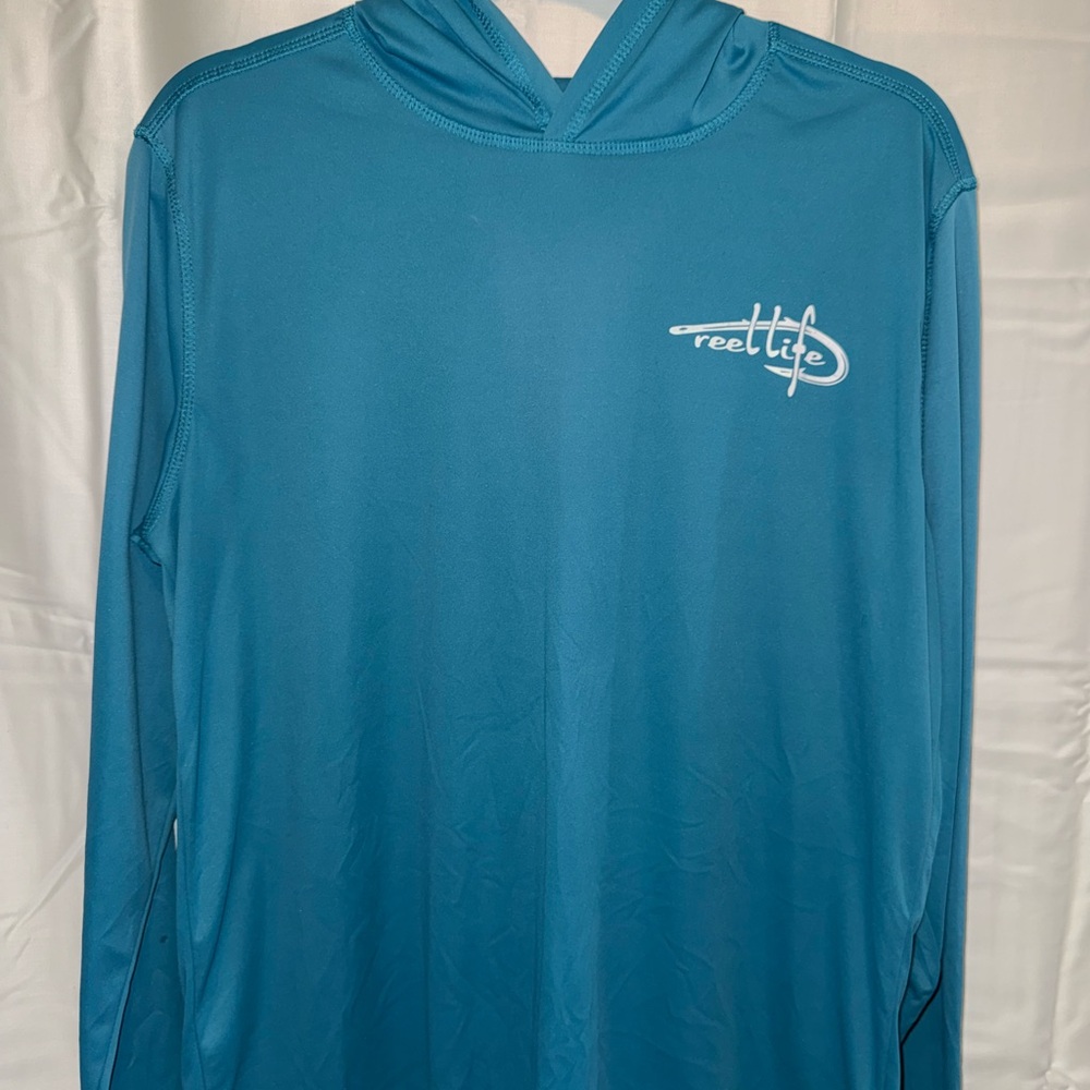 Blue Performance Hoodie Sweatshirt